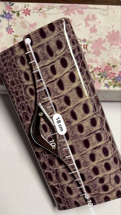 Portfel skórzany nowy