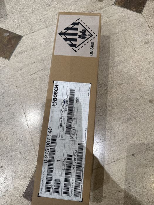 Bateria bosch powertube 500 nova vertical non-smart