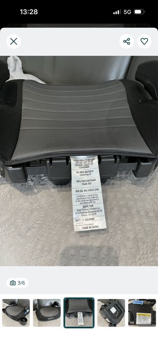 Fotelik samochodowy  sidzisko Graco 15-36 kg