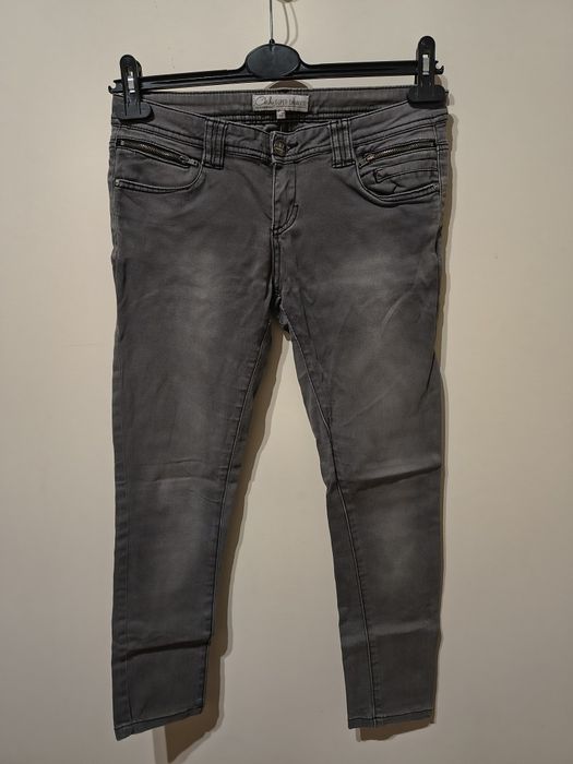 Jeansy m c&a szare