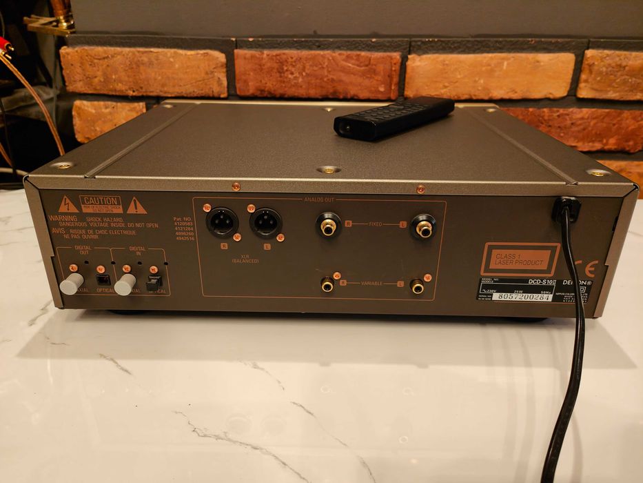 DENON DCD-S10II ! Flagowy odtwarzacz CD ! HI-END ! Pilot ! DAC XLR