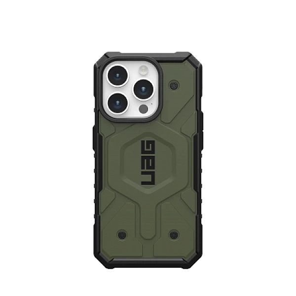 Etui Uag Pathfinder MagSafe do iPhone 15 Pro - zielone