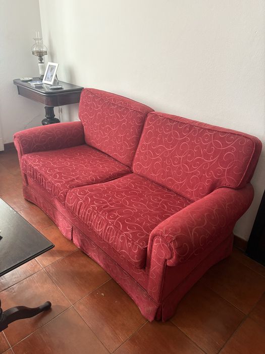 Sofá Vintage Vermelho — [2/3 lugares]