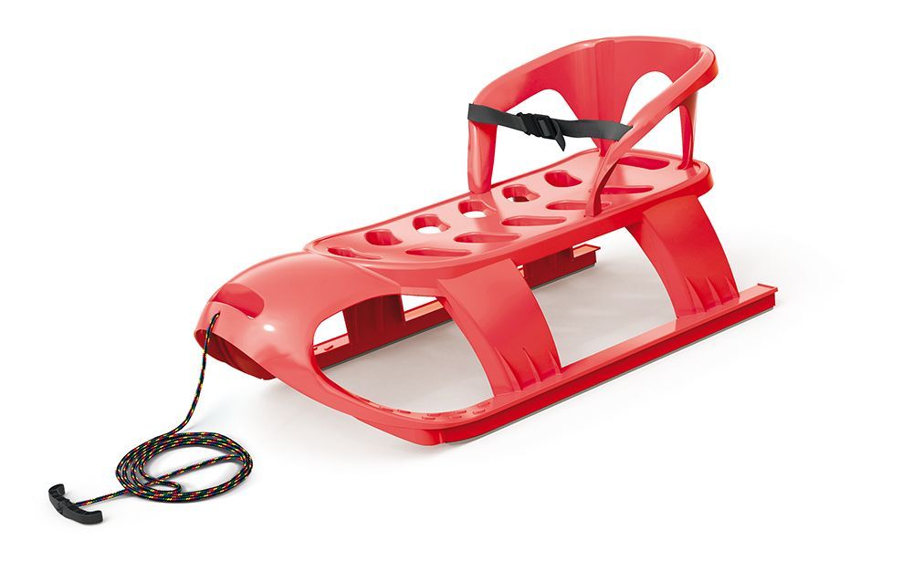 Sanki z oparciem BEZZY SEAT | Czerwony