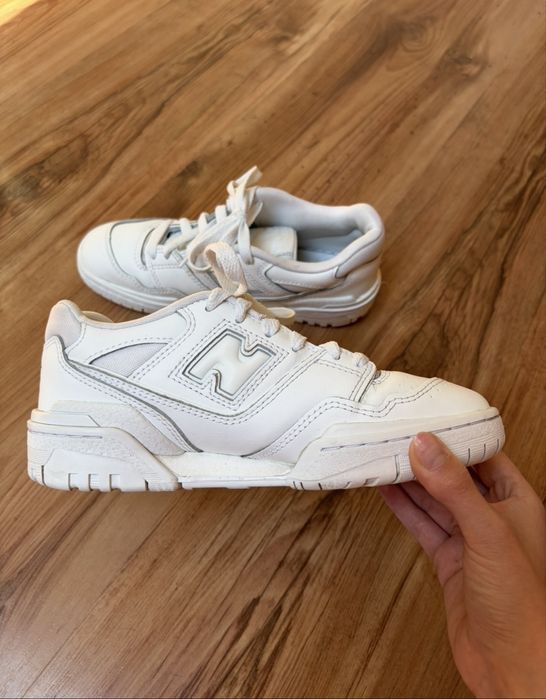 Białe buty new balance 550