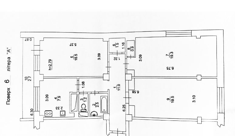 3-кімнатна квартира за адресою бульвар Лесі Українки (площа 83 м²) - Atlanta.ua - фото 24
