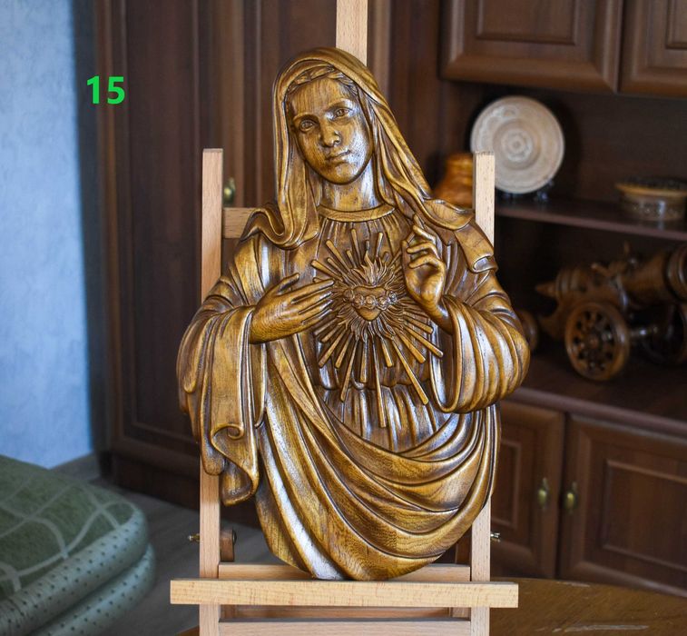 Панно з дерева, ікона, образ, Тайна Вечеря