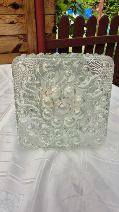 Plafon,kinkiet retro w stylu,,Bubble"z lat 70-tych.