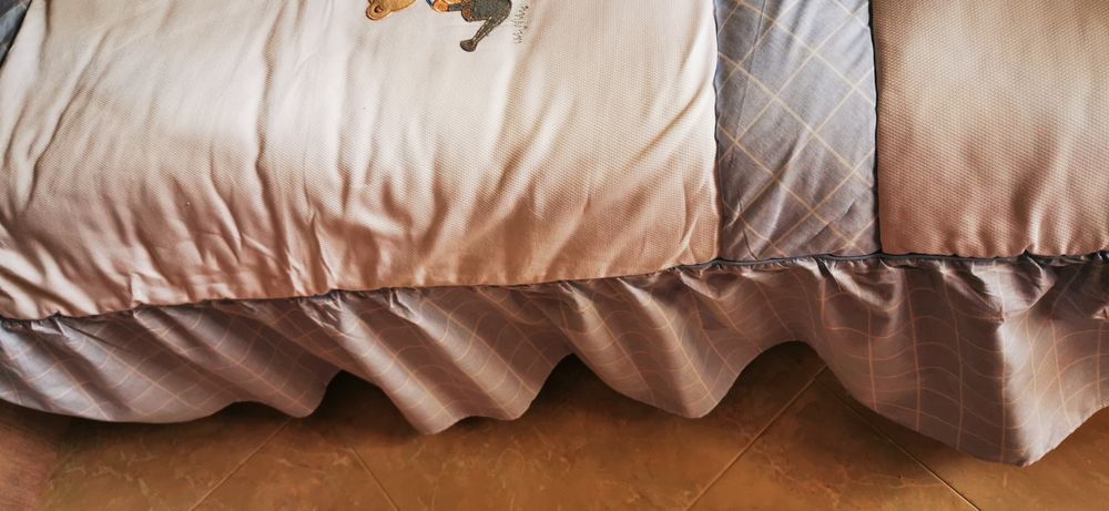 Colcha para berço bebé ursinhos