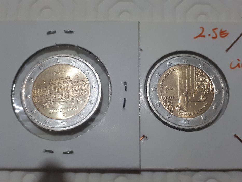 Moedas Comemorativas  2€ Alemãs