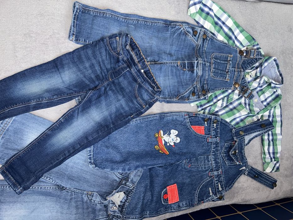 Джинси, комбінезони, сорочка