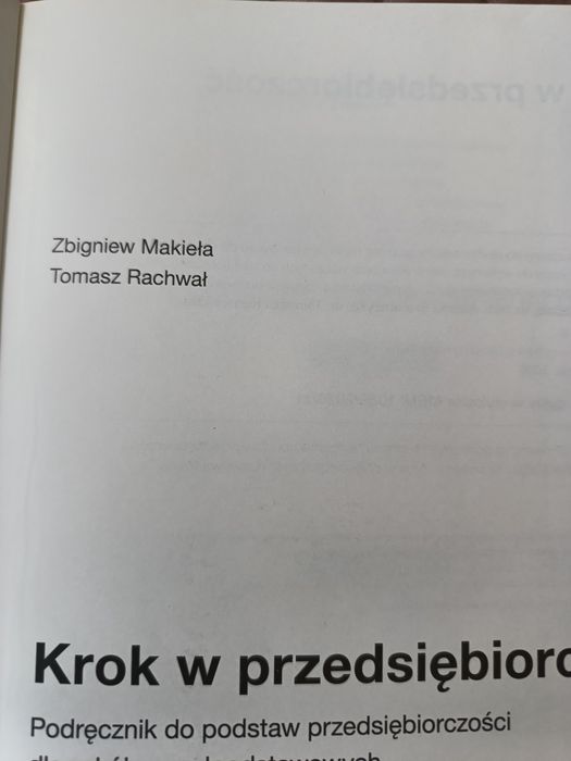 Sprzedam podręcznik KROK w PRZEDSIĘBIORCZOŚĆ
