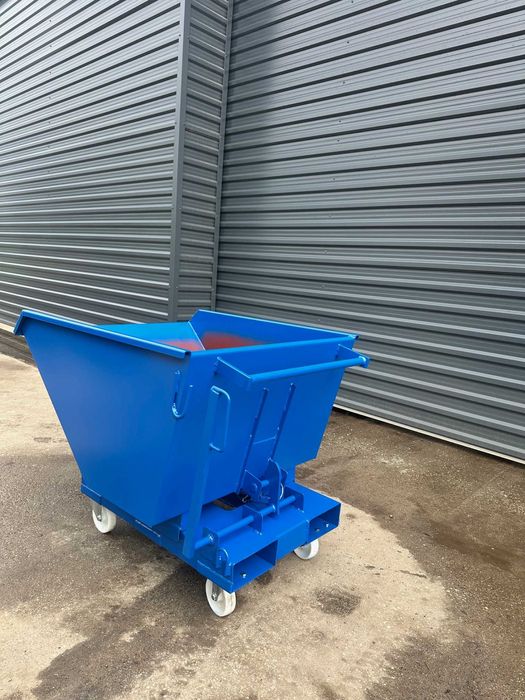 Kontener samowyładowczy 0,3 m3, mulda, pojemnik, koleba na złom.