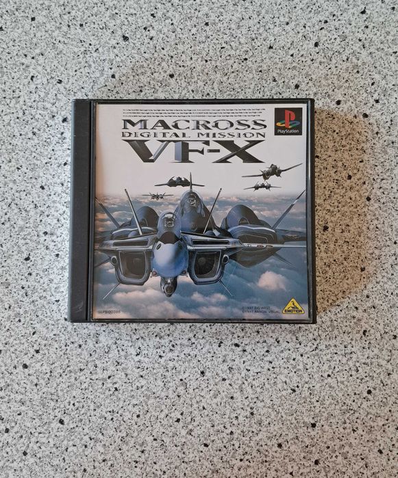 Macross Digital Mission VF-X, PS1, NTSC-J, strzalanka, tylko Japonia
