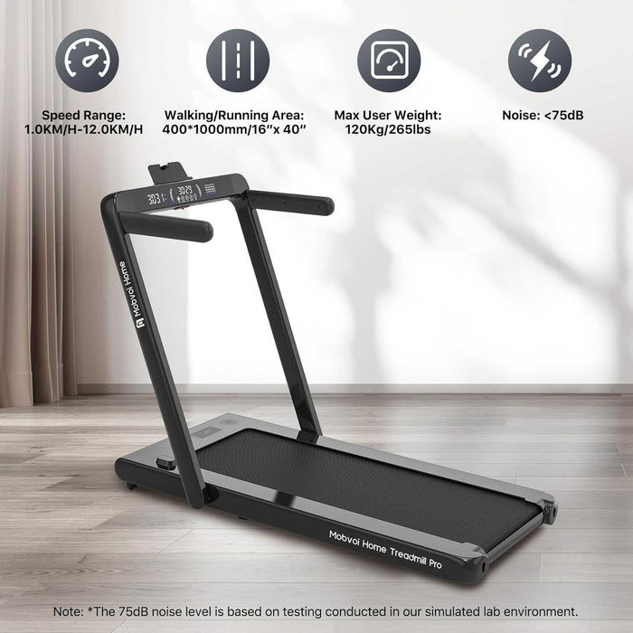 Бігова доріжка Mobvoi Home Treadmill Ultra 3 in1 Walking Pad з нахилом