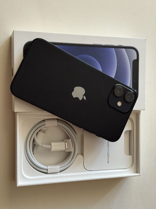 iphone12,64G,ブラック Apple iPhone 12 64GB Black 5G - Smartfony i telefony - Sklep