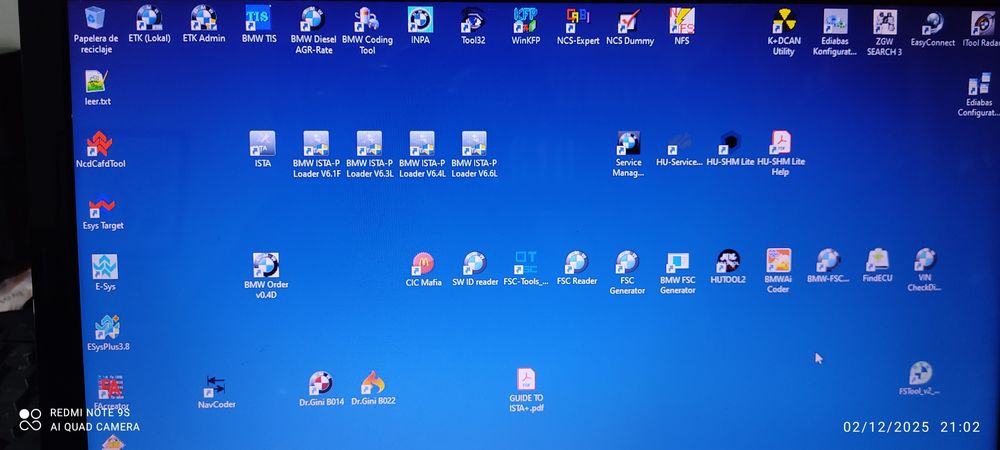 Máquina diagnóstico BMW ISTA