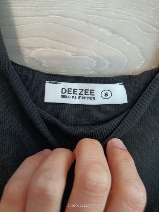 Sukienka mini DeeZee prążek S