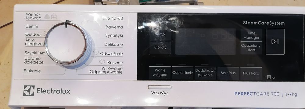 Części do ELECTROLUX EW7TN3272SP SteamCare 700 7 kg 1200 obr