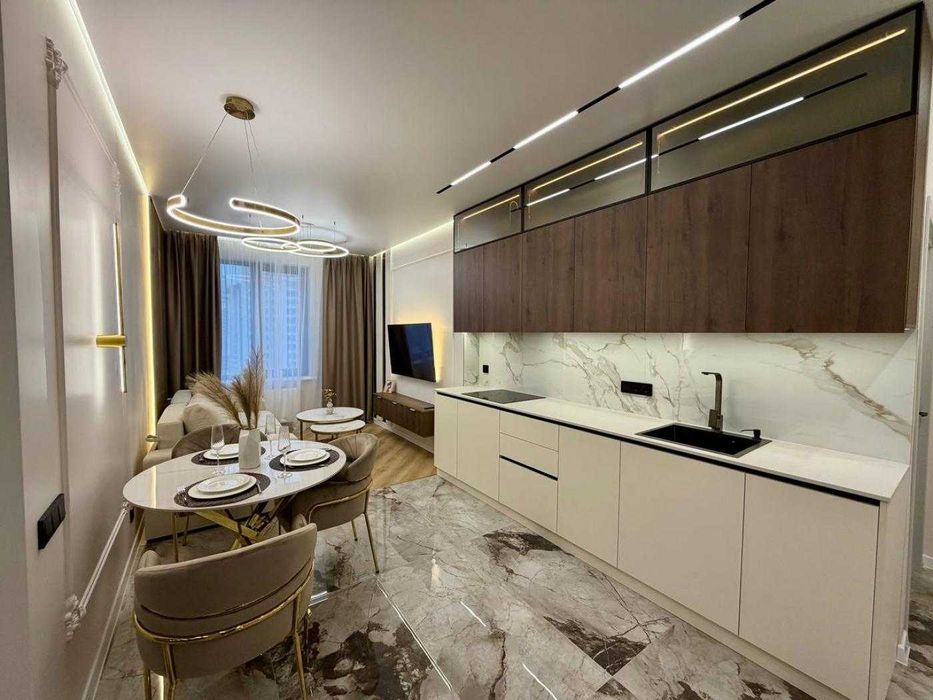 2к ЖК Эллада Аркадия Гефест Торг Дизайнерский ремонт средний этаж