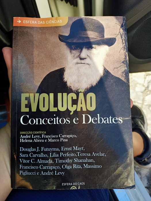 Livro Evolução: Conceitos e Debates, publicado pela Esfera das Ciências / Esfera do Caos