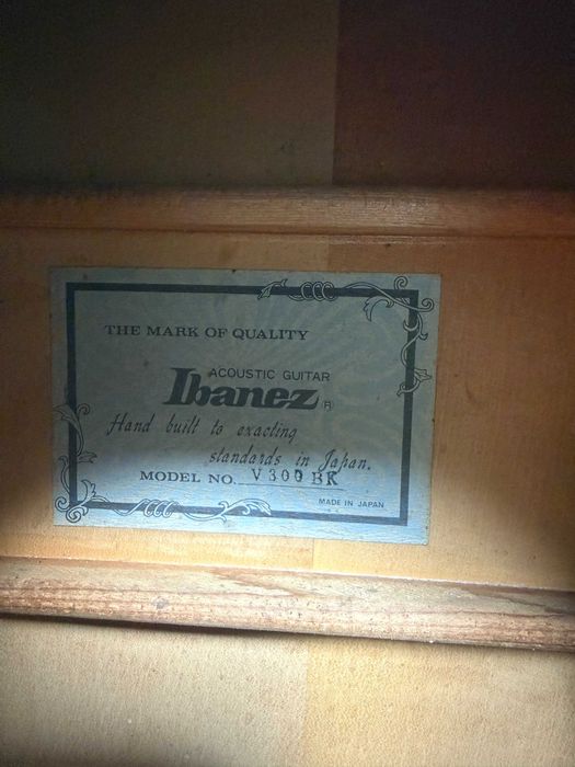 Ibanez V300BK 1980 - Black made in Japan