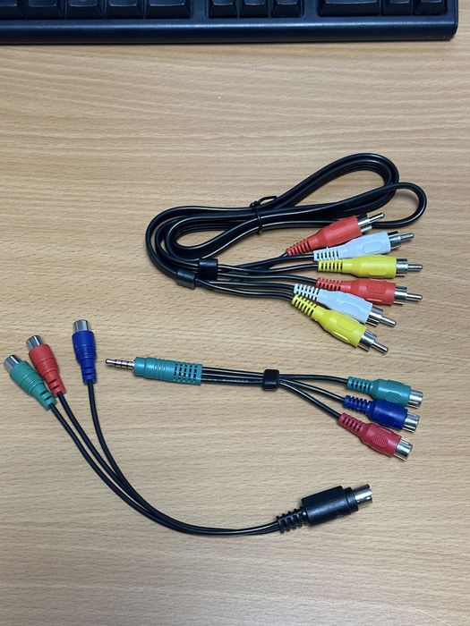 Cabos RCA com adaptadores