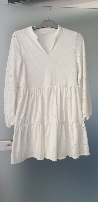 Sukienka z dzianiny modny wzór M