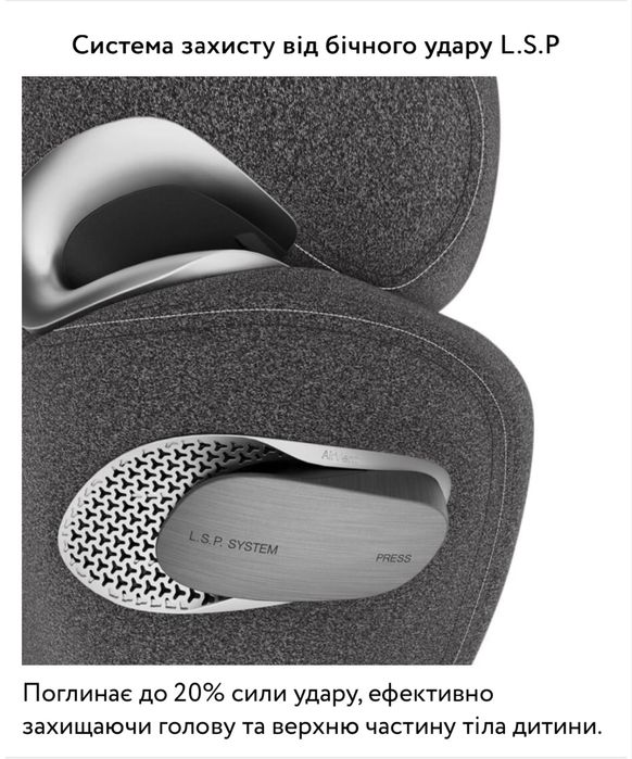 Автокрісло Cybex Solution Z Fix, група 2/3