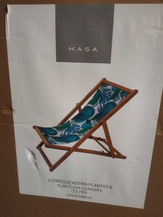 3 Espreguicadeiras novas