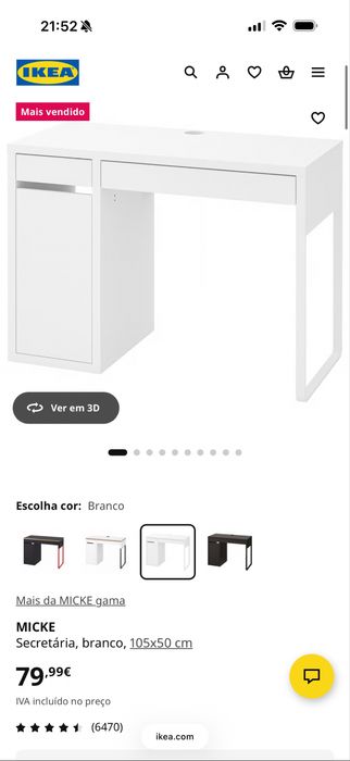 Mesa escritorio ikea