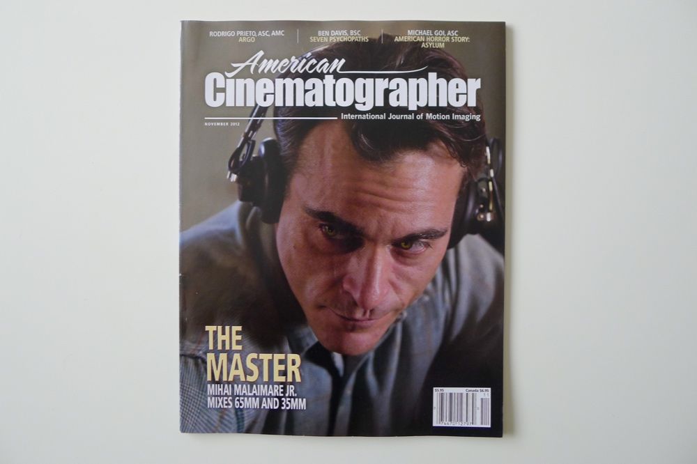 Revistas American Cinematographer - 2012