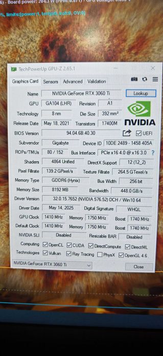 Ryzen 3600/B450/RTX 3060ti 8GB/DDR4 16GB/WI-FI ПК ігровий