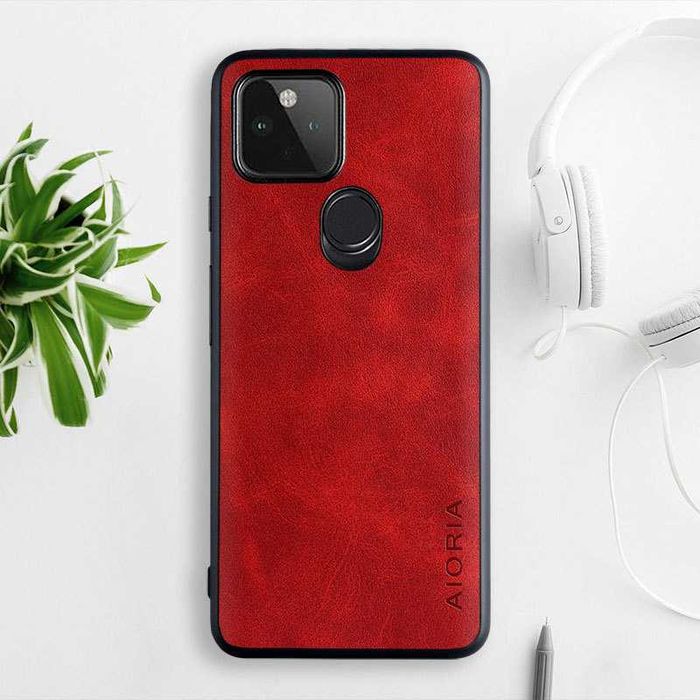 Кожаный чехол для Pixel 4 A 5G XL AIORIA LEATHER Чохол