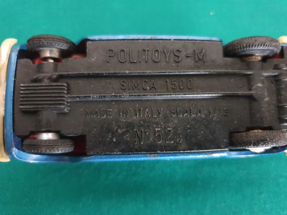 Simca 1500 Politoys 1:43 - RARO - Anos 50/60