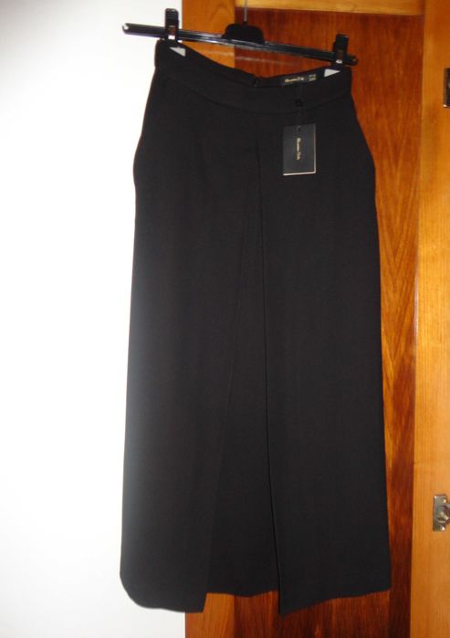 Saia preta Massimo Dutti
