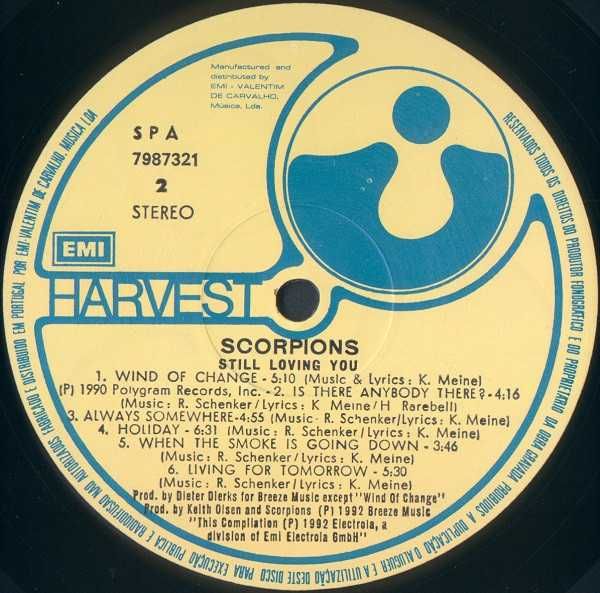 2 discos vinil SCORPIONS - Still Loving You + Uriah Heep - Look (1971)