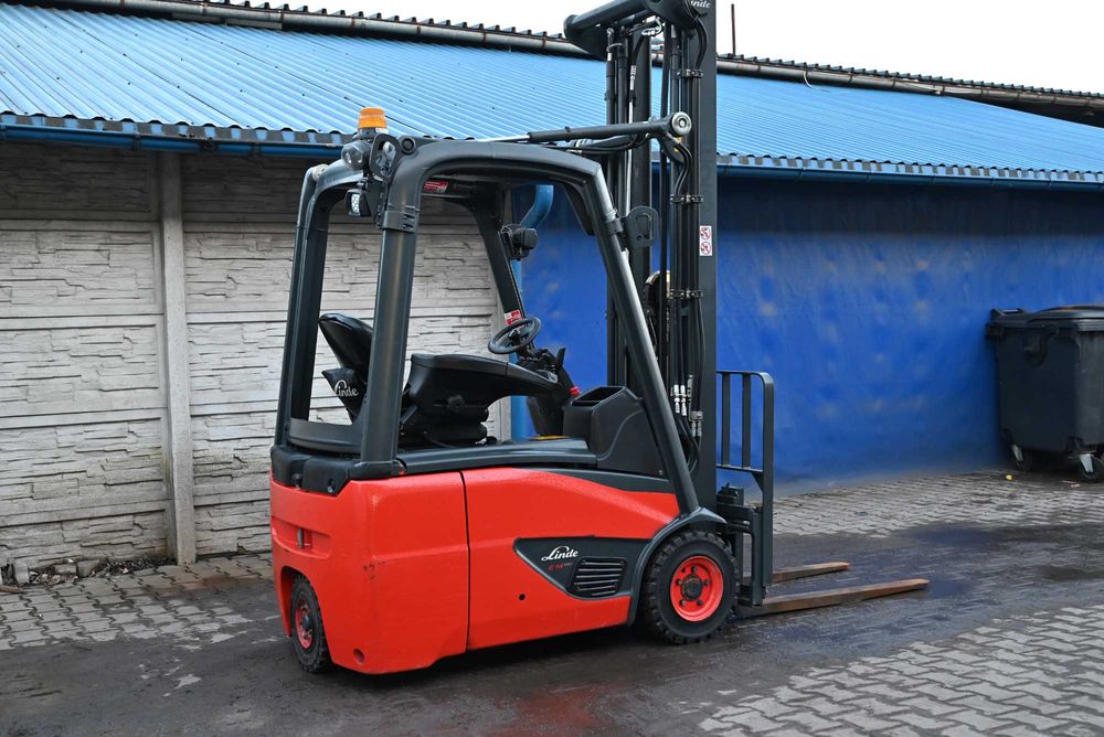 Wózek widłowy Linde E14-02 Triplex 607 cm 2017 rok  5700mth FHP 465