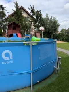 Basen ogrodowy zestaw