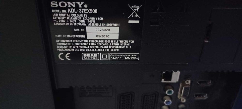 Telewizor Sony 37cali
