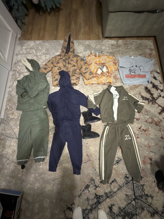 Пакет речей комбінезон zara куртка шерпа костюми спортивні