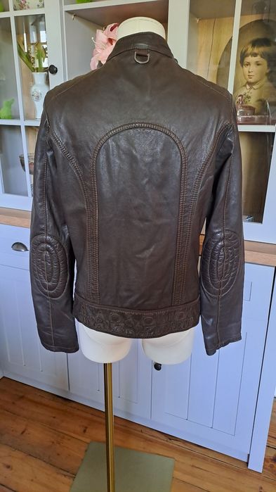 Napapijri kurtka skórzana roz M