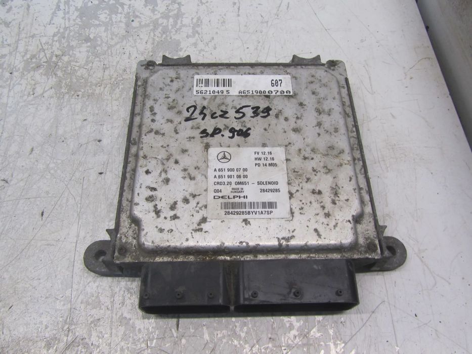 mercedes sprinter 906 2.2cdi 651 komputer silnika a6519000700