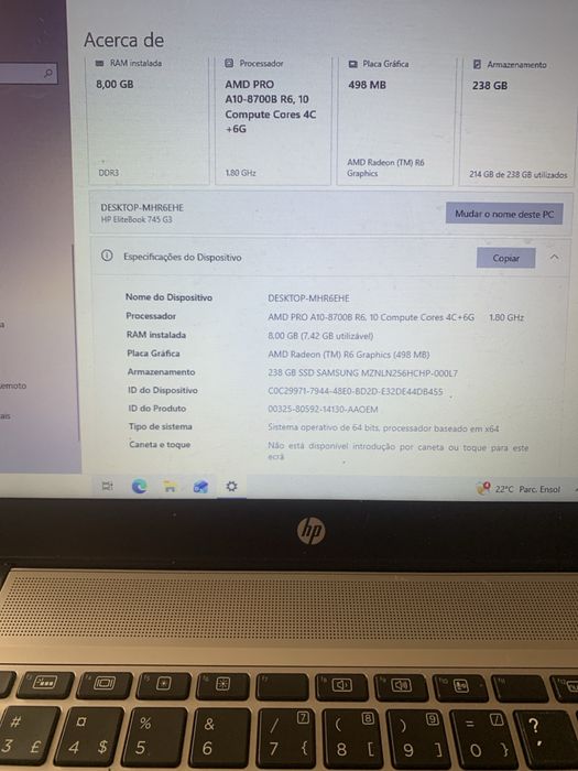 Elite book HP 745g3502575014987714563