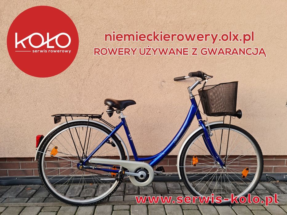 Rower damski damka HANSEATIC koła 28 shimano okazja KOSZYK WYSYŁKA