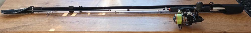 2.10m FAST 3-12g z lekkim kołowrotkiem 3000. Okoń, Kleń, Jaź. +Gratisy