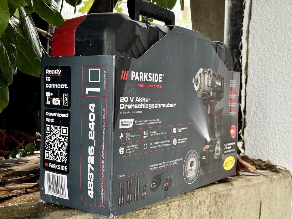 Акумуляторний гайковерт PARKSIDE PASSP 20-li C4 + акб 4А і зарядка 4.5