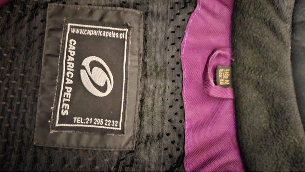 Casaco Motard de Senhora Caparica peles