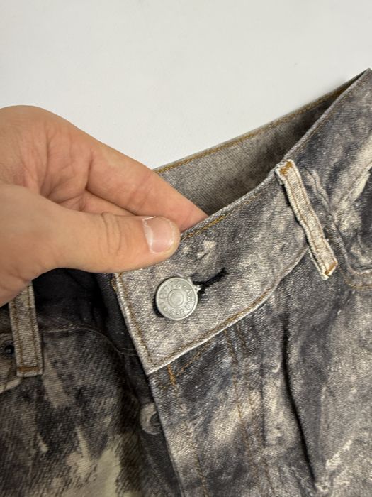 джинсы Acne Studios Jeans Black white