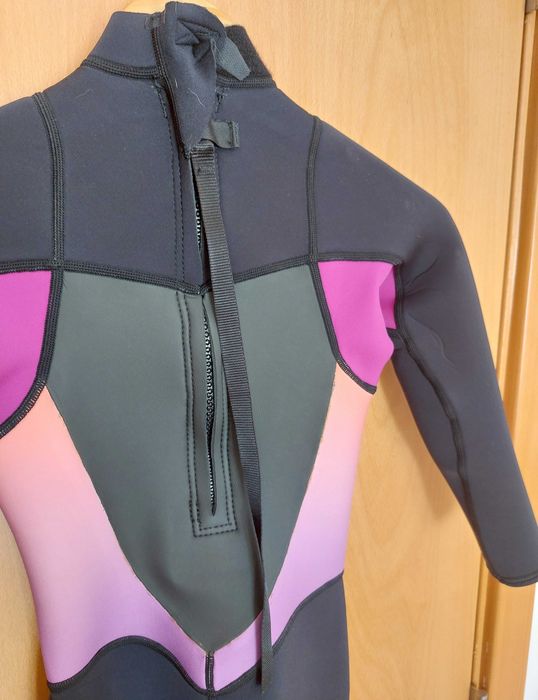 Fato de Surf criança menina Roxy Syncro - Tamanho 8